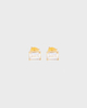 Izabel Display Earring Colorful Studs  Guld ONESIZE