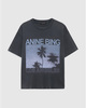 Anine Bing T-Shirt Cade Tee Palms Grey XS