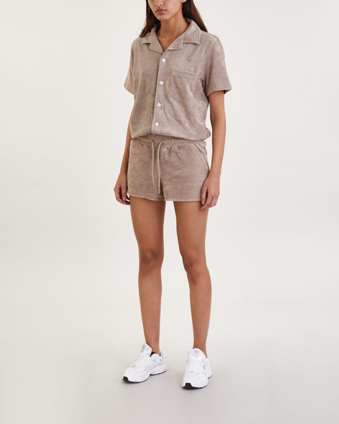 Shorts Terry Low Beige 1