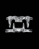 Maria Nilsdotter Ring Jaw Upper Silver XS