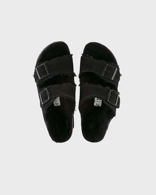 Birkenstock Sandal Arzona Fur Black EUR 38