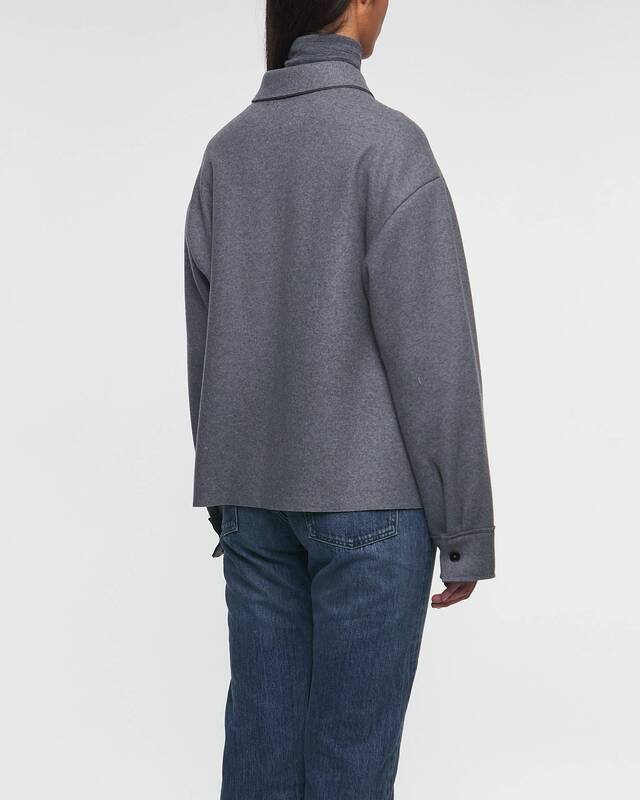 Jil Sander Skjorta Wool Blend  Beige 38