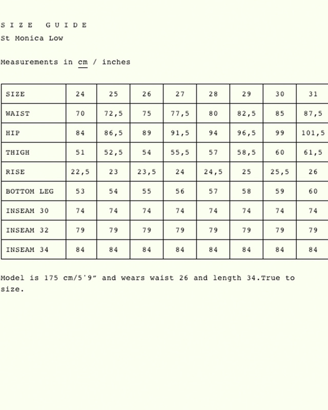 Jeanerica Jeans St Monica Low Vintage 95 Vintage blue W31/L32