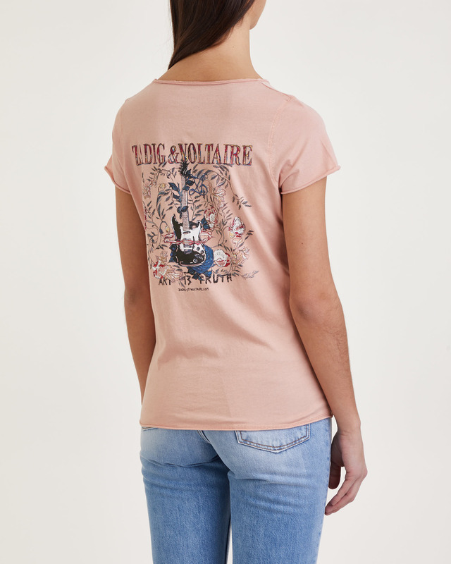 Zadig&Voltaire T-Shirt Tunisien MC Guitare Puder L