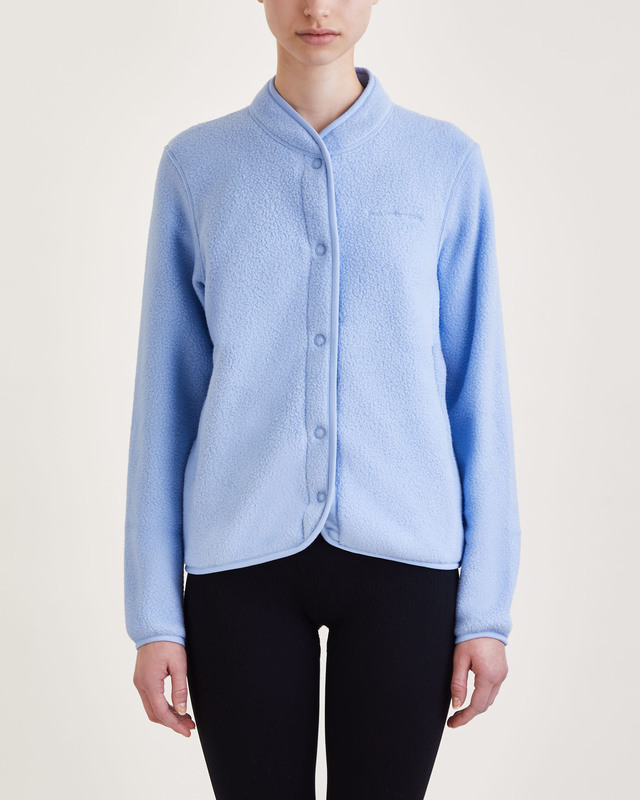 Peak Performance Cardigan W Fleece Snap Blå L