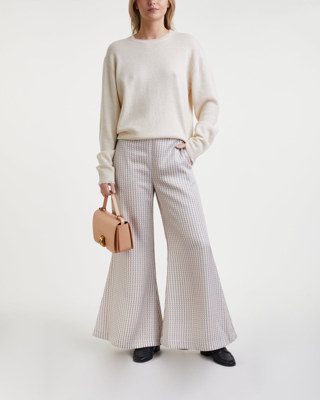 By Malene Birger Trousers Lucee Offwhite 40