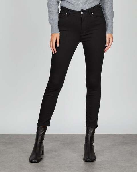 Jeans Peg Blk FW21 Svart 1