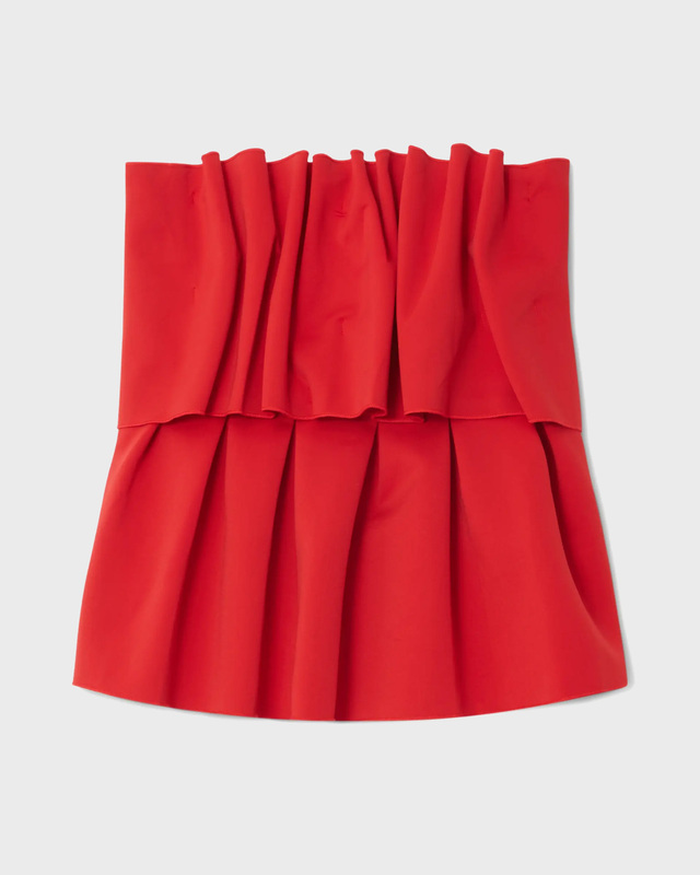 Dagmar Top Sculpted Tube Red 38
