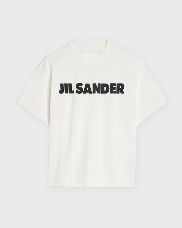 Jil Sander T-shirt Logo Porcelain M