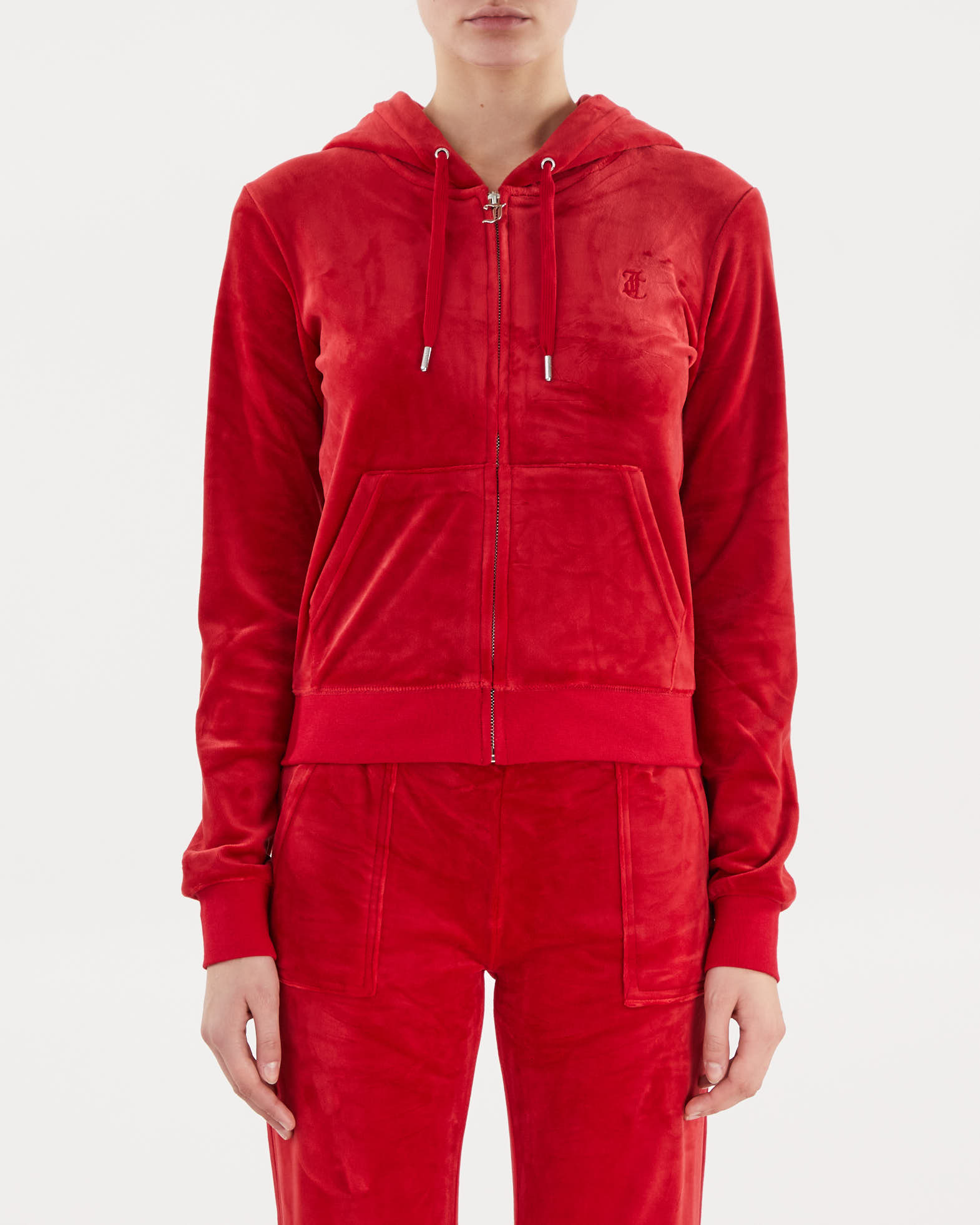 Juicy Couture Hoodie Classic Velour Zip WAKAKUU