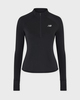New Balance Topp Athletics Heat Grid Half Zip Svart XS