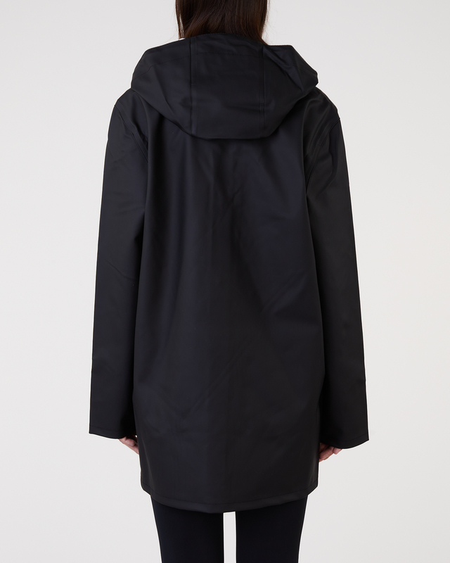 Stutterheim Regnrock Stockholm  Svart XXS