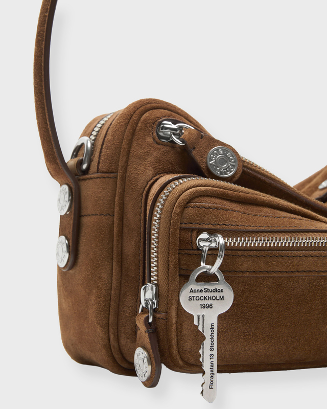 Acne Studios Väska Camero Party Suede Cognac ONESIZE