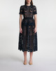 Self-Portrait Dress Navy Lace Midi Blue UK 8 (EUR 36)