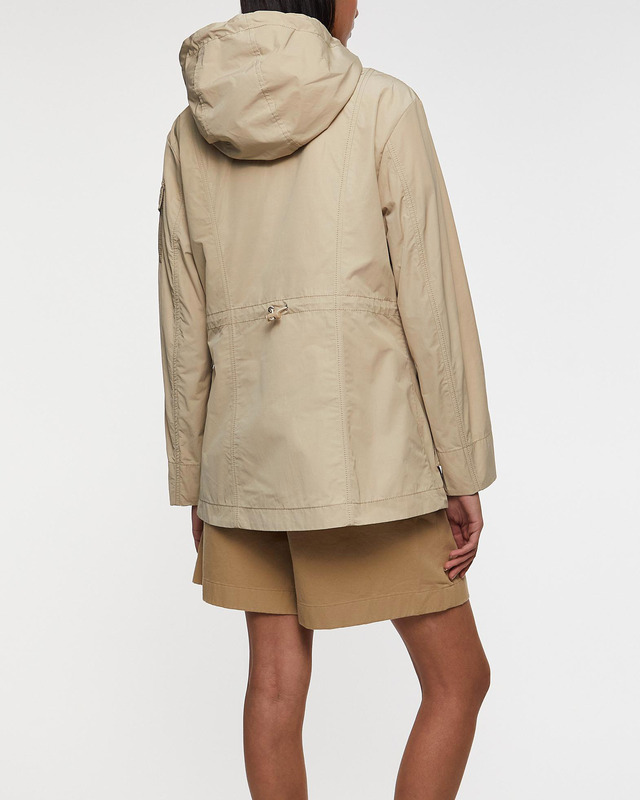 Moncler Jacka Leandro Hooded Parka  Beige MONCLER4 (L)