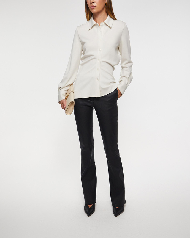 Wakakuu Icons Trouses Stretch Leather Pants Black 38