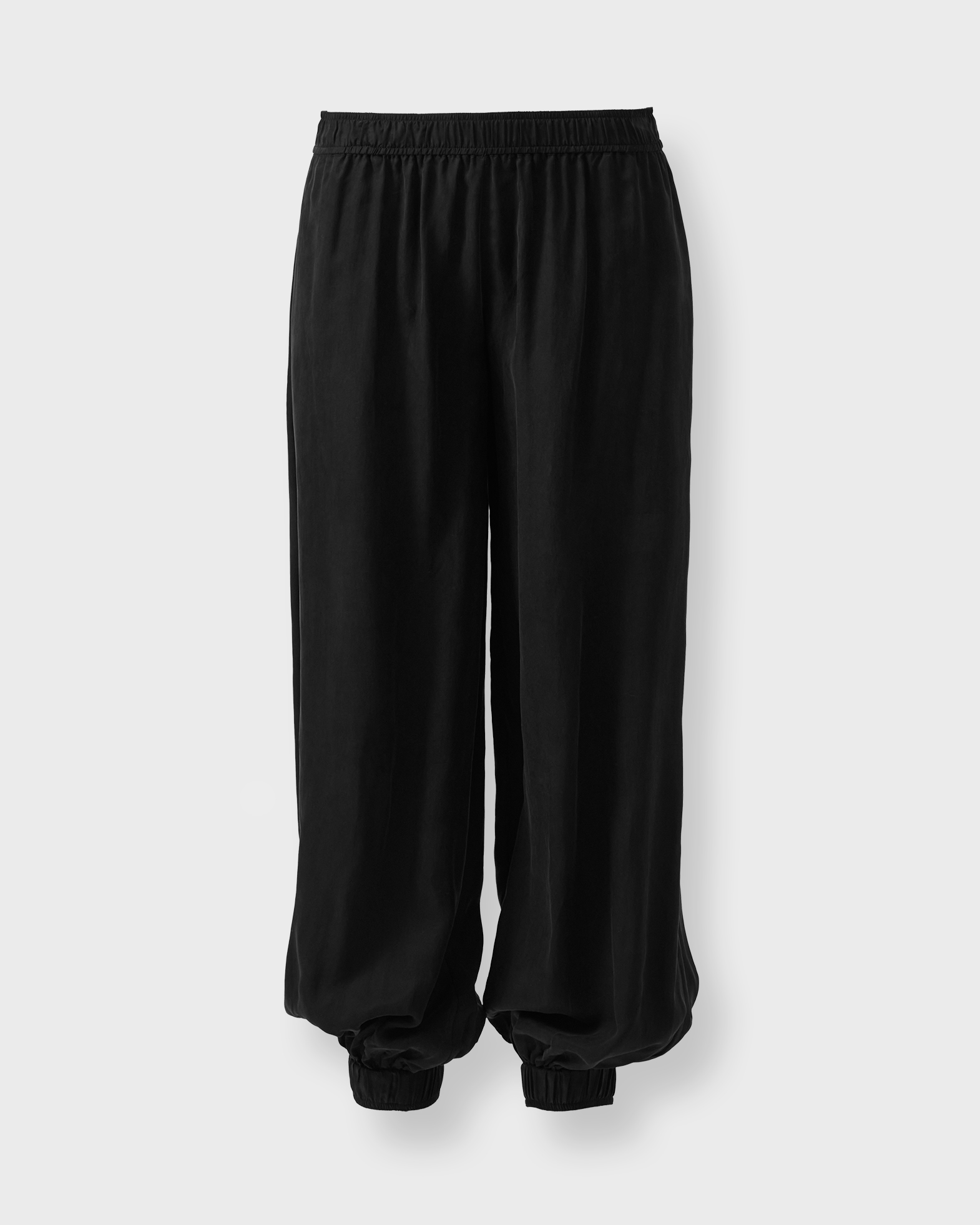 Wakakuu Icons Women's Black Ballon Cupro Trousers Svart M