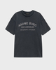 Anine Bing T-shirt Cade Tee Melrose Stencil Black S