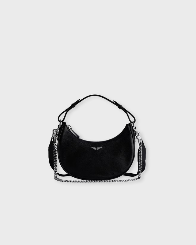 Zadig&Voltaire Bag Moonrock Grained Leather Black ONESIZE