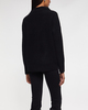 Vince Cashmere Sweater  Boiled Funnel Nk Pullover Black S