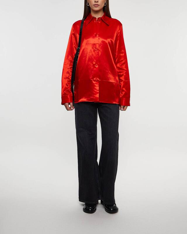 Jil Sander Skjorta 95  Röd 40