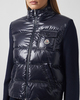 Moncler Cardigan Padded Zip-Up Wool Pocket Navy S