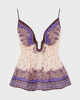 Zimmermann Topp Maxine Plunge Cami Lila 0 (XS-S)