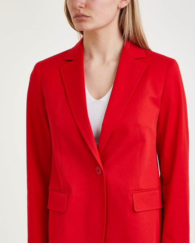 Max Mara Studio Kavaj Vischio Röd IT 36 (EUR 32)