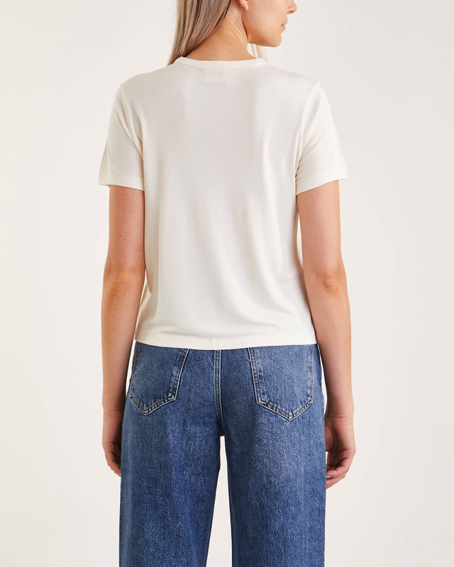 KHAITE T-Shirt Emmylou Cream XS