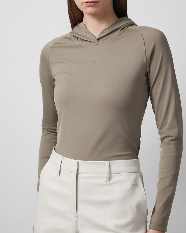 J Lindeberg Sweater Keele Hood  Beige M