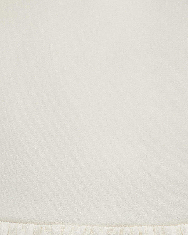 Malina Klänning Fern Halterneck Ruffled Mini Vit XS