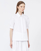 Max Mara Studio Skjorte Cotton Poplin Optical White IT 40 (EUR S-M)