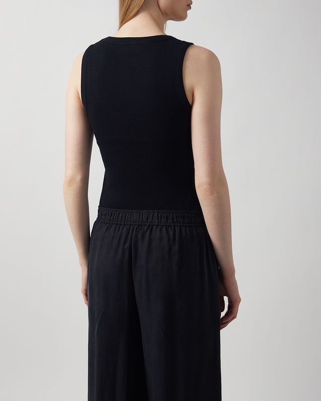 Wakakuu Icons Topp Biarritz Rib Tank Svart L