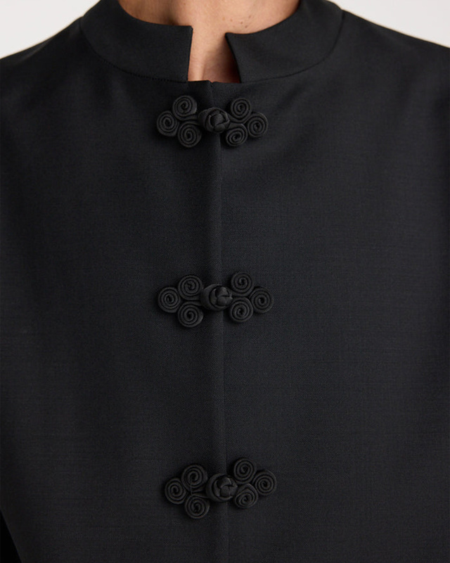 RÓHE Jacket Pankou Closure Black 34