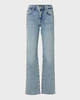 7 For All Mankind TESS TROUSER Serenade Raw Cut Ljusblå 25