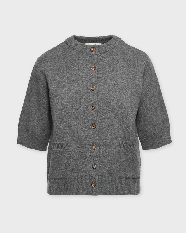 Wakakuu Icons Kofta Cara Wool Grå L