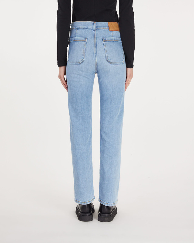 Jeanerica Jeans AW014 Alta Blå W26/L32