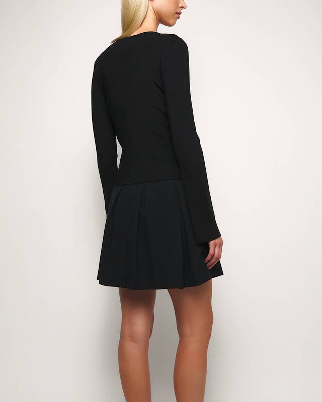 Acne Studios Top Knit Silver Charm  Black S