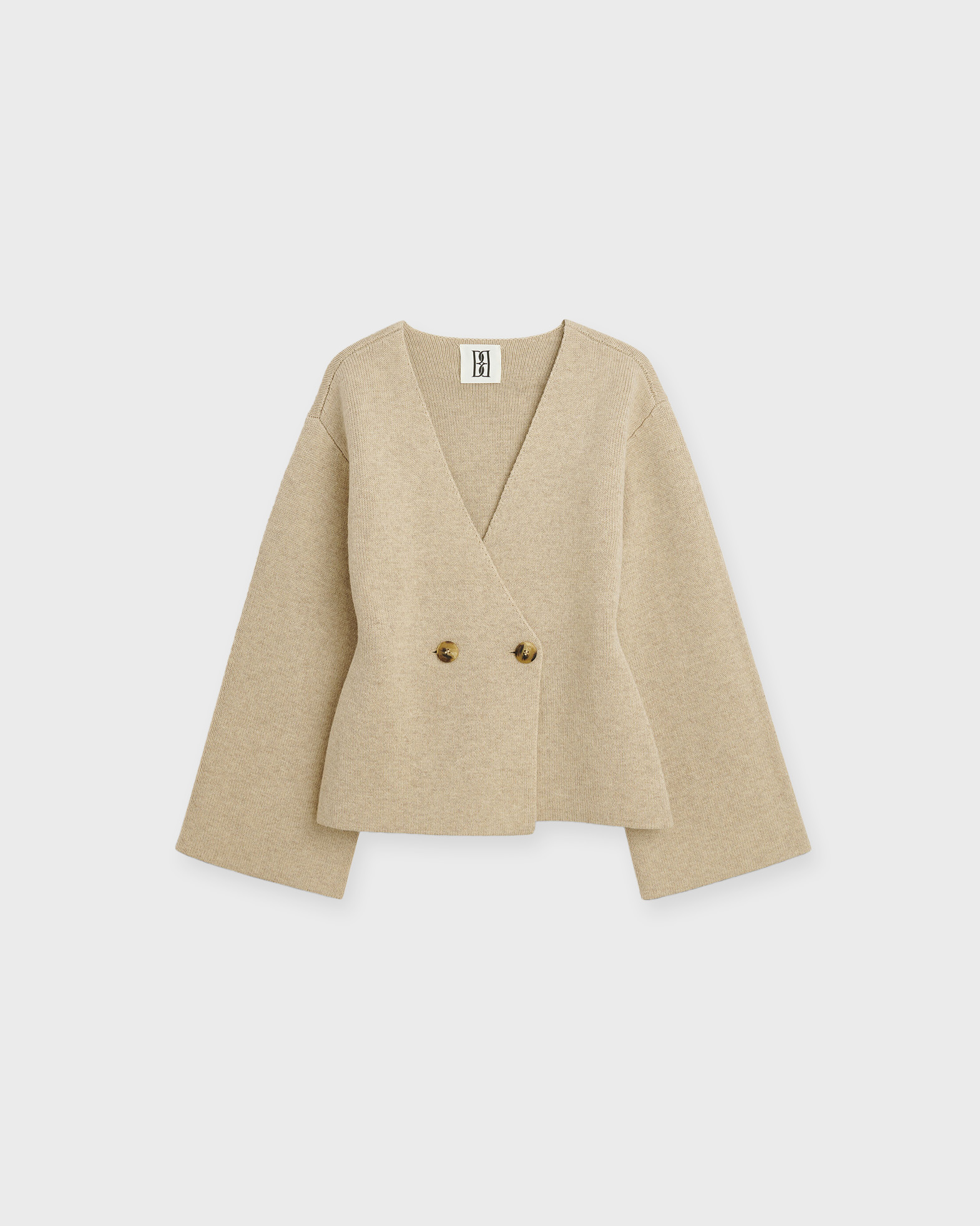By Malene Birger Women's Beige Cardigan Tinley L