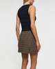 Ganni Skirt Check Wool Mix Check 42