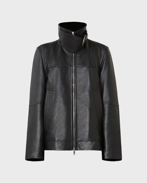 Jacket Leather Spxciocca Black 1