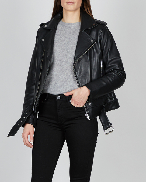 Leather Jacket Nina Biker Svart 1