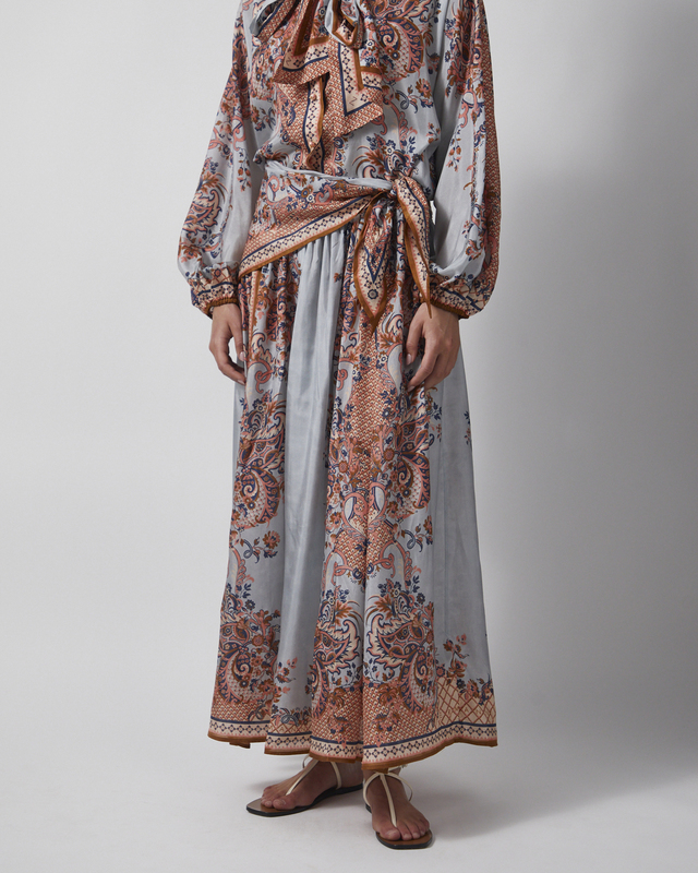 Zimmermann Skirt Midi Aster Scarf 0 (XS-S)