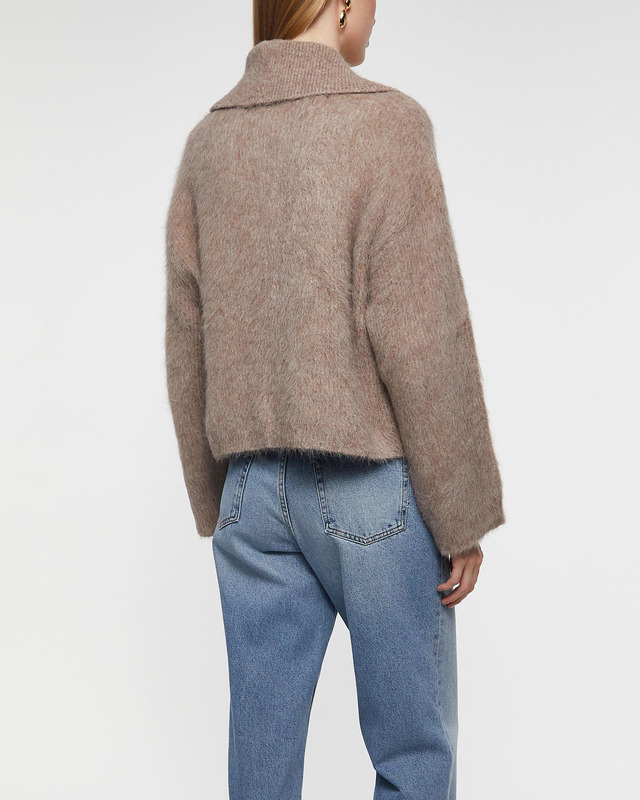 Malina Sweater Yselle Alpaca Blend Taupe L