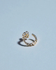 Ragbag Odette Spiral Earrings Guld ONESIZE