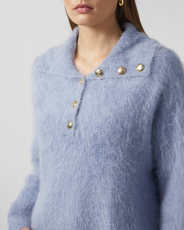 Malina Sweater Yselle Alpaca Blend Light blue S
