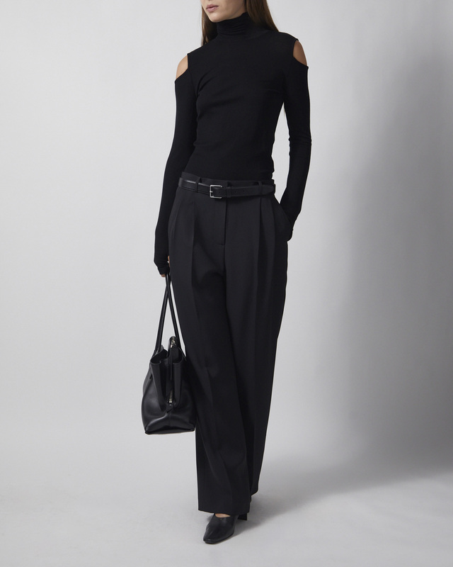Wakakuu Icons Topp Merino Wool Sania Cut Out Svart L