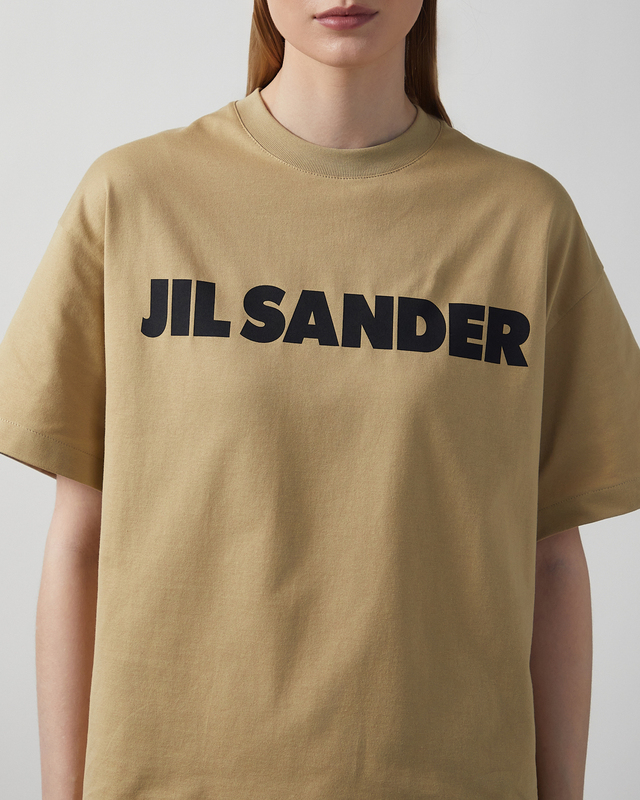Jil Sander T-Shirt Logo Beige XS