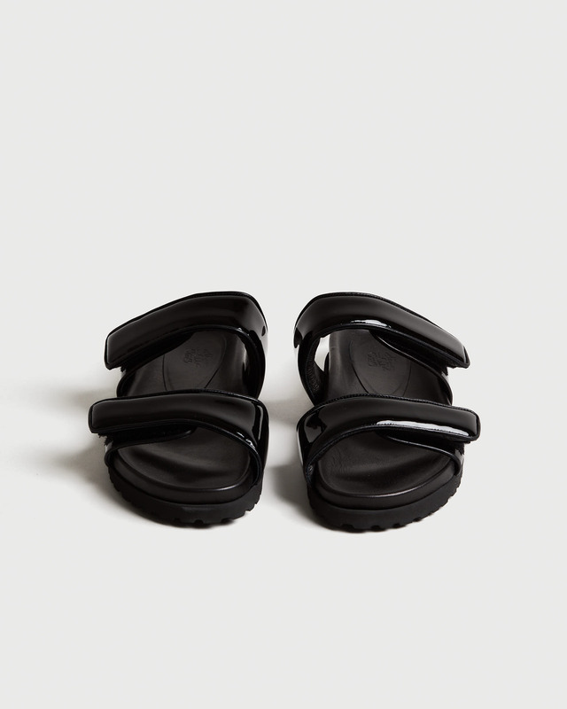 Gia Borghini Sandals Perni 11 Patent Black EUR 36