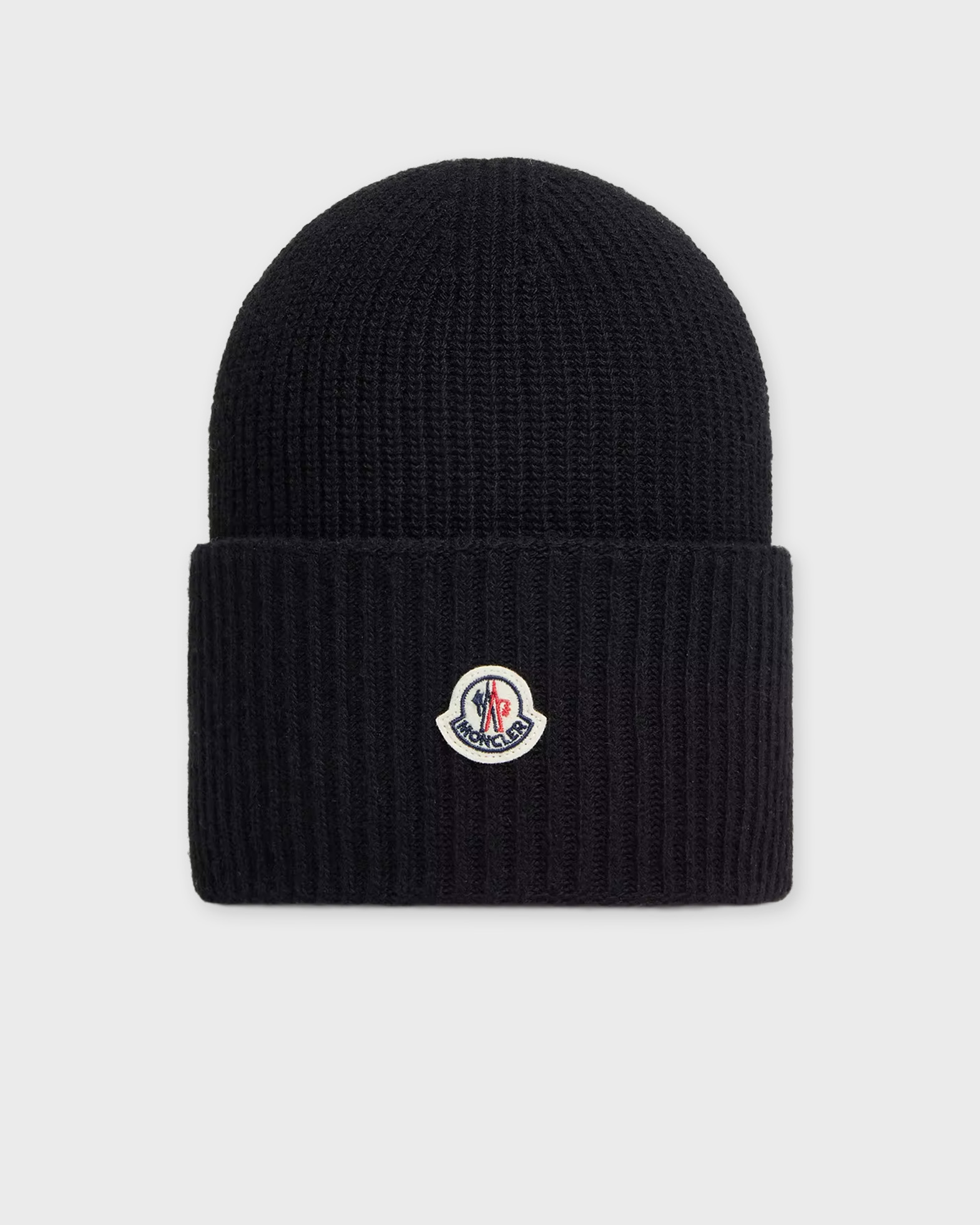 Moncler Hat Wool Uni In Black